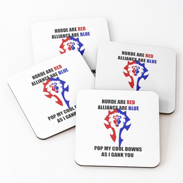 Item preview, Horde Are Red Alliance Are Blue - Horde Symbol - Wow Inspired Design designed and sold by DavesAccount.