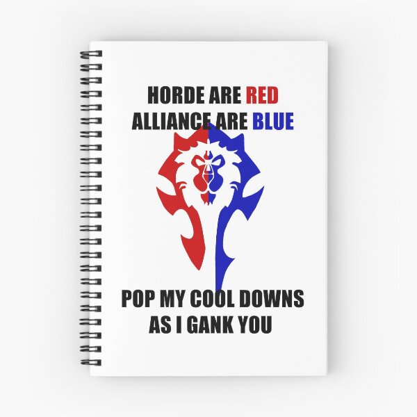 Item preview, Horde Are Red Alliance Are Blue - Horde Symbol - Wow Inspired Design designed and sold by DavesAccount.