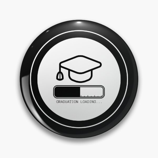 Item preview, Graduation Loading...  black and white Artwork designed and sold by CreatedbyJR.