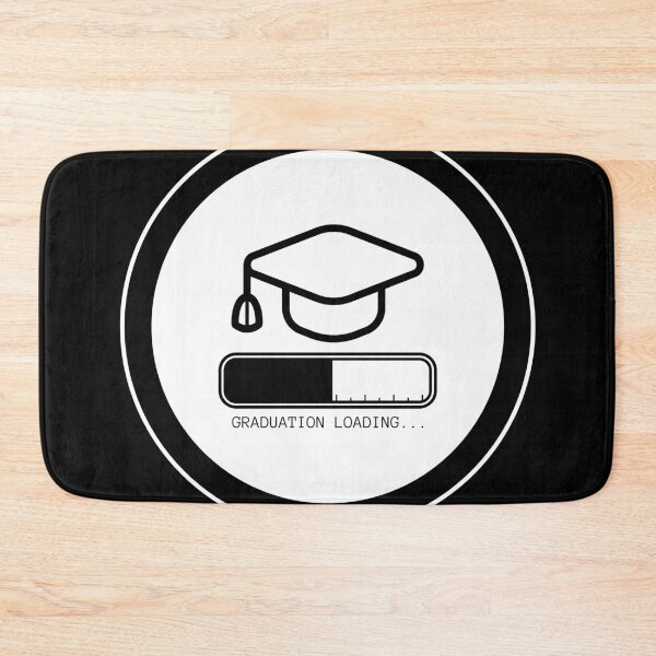 Item preview, Graduation Loading...  black and white Artwork designed and sold by CreatedbyJR.