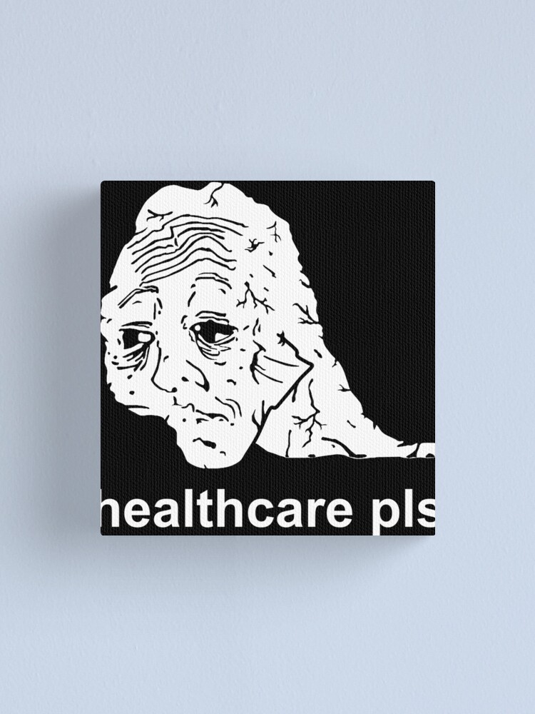 Healthcare Pls - Medicare For All, Meme, Doomer, Wojak, Leftist -  Healthcare Pls - Pin