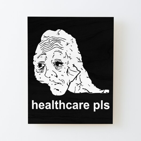 Healthcare Pls - Medicare For All, Meme, Doomer, Wojak, Leftist -  Healthcare Pls - Tapestry