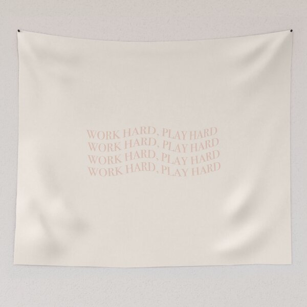 Item preview, Work hard, play hard designed and sold by BetterInColor.