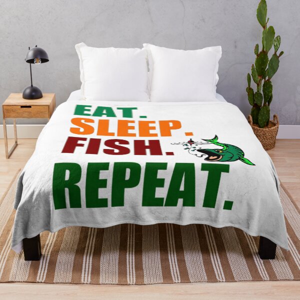 Item preview, eat sleep fish start over designed and sold by loiret1958.