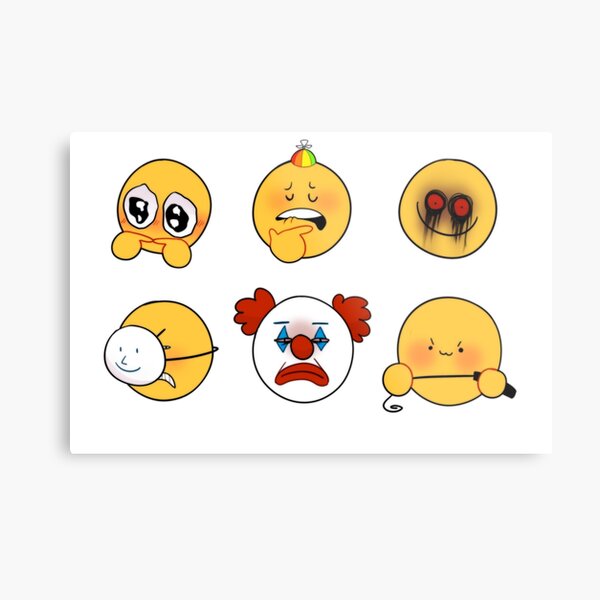 Cursed Emojis Pack Art Board Print for Sale by Kaito Designs