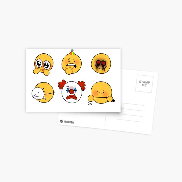 Cursed Emoji - Adorable Postcard for Sale by Luke Paris