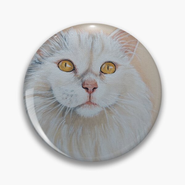 Item preview, Beautiful Longhair White Cat designed and sold by cheeborg.