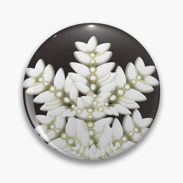 Item preview, Folhas brancas de flores designed and sold by ArtesBel.