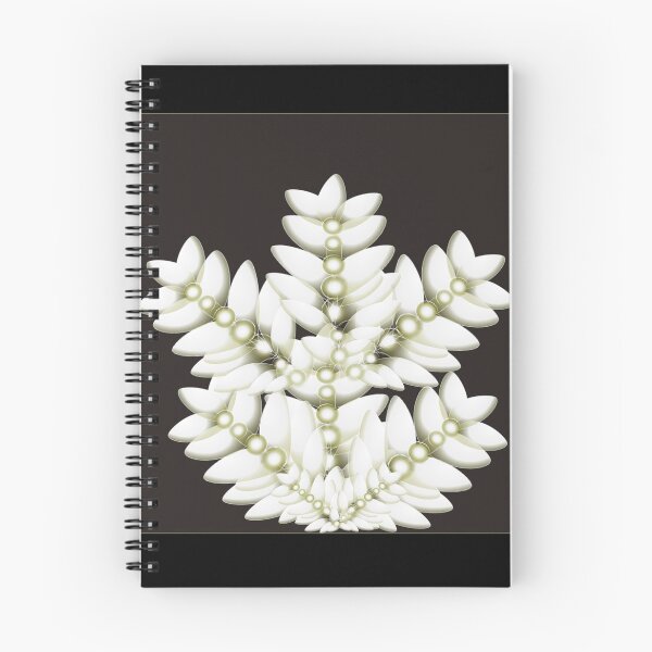 Item preview, Folhas brancas de flores designed and sold by ArtesBel.