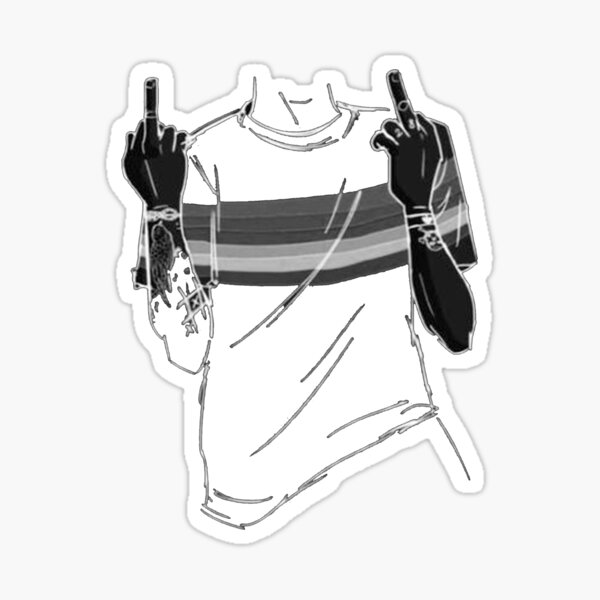 drawing of middle finger