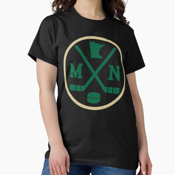 Vista previa del artículo con la obra «Emblema retro de hockey de Minnesota, vintage, MN», diseñado y vendido por pixeljamz.