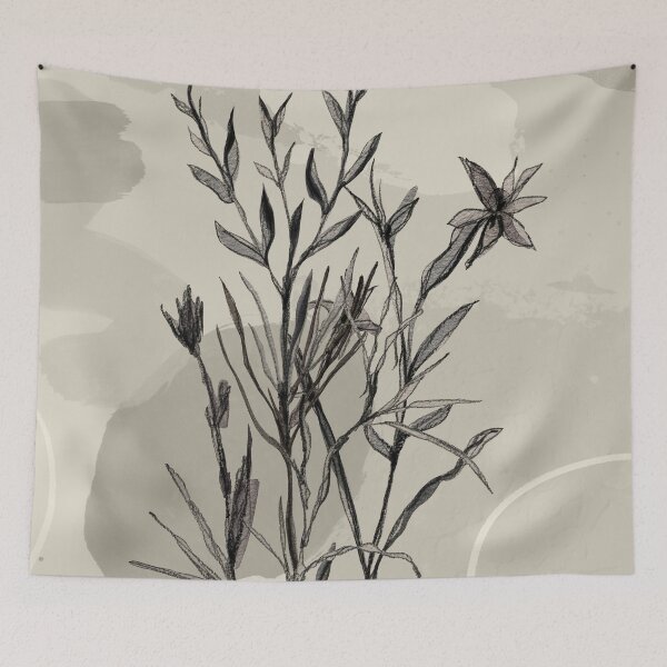 Item preview, botanical neutral sketch designed and sold by StudioArtNew.