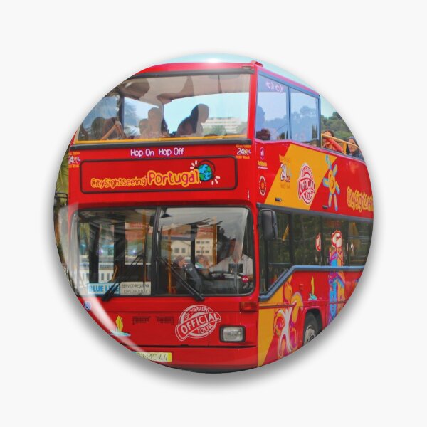 Item preview, Red sightseeing bus, Porto, Portugal  designed and sold by FranWest.