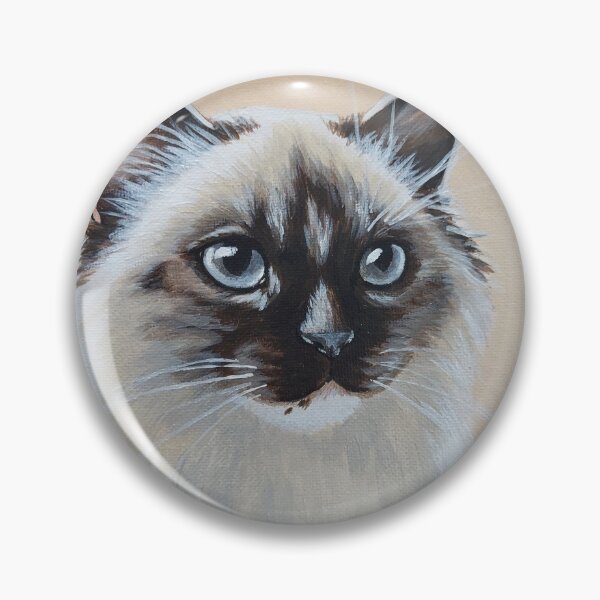 Item preview, A Wide-Eyed Longhair Colorpoint Cat designed and sold by cheeborg.