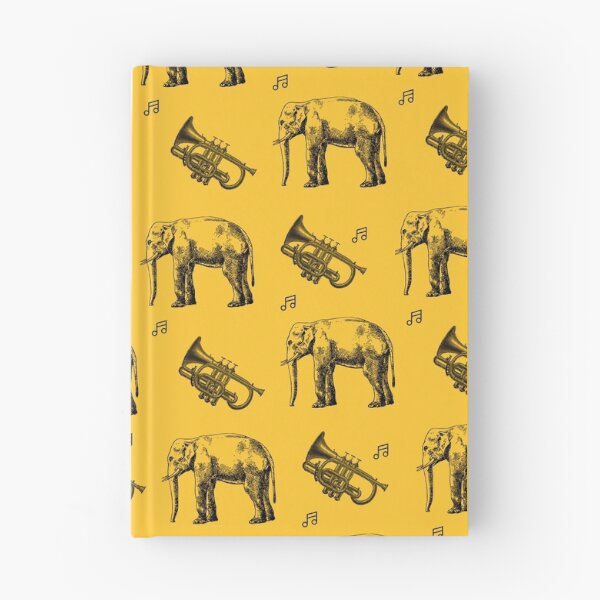 Item preview, Simple pattern with elephants and music instruments. For cornet lovers! designed and sold by ElephantClub.