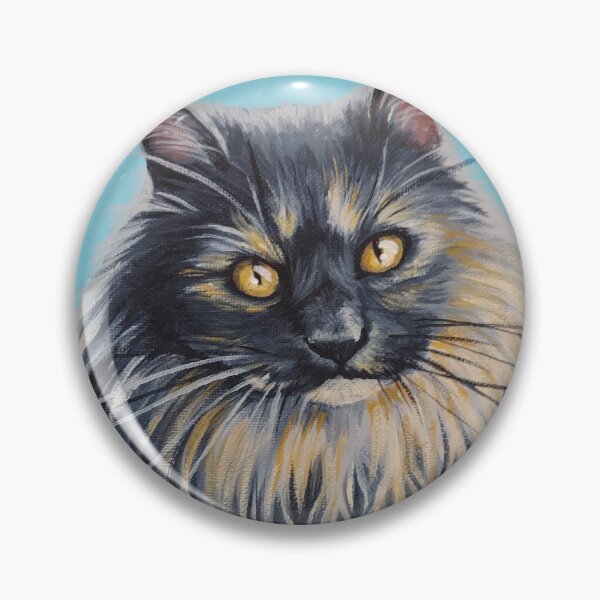 Item preview, Intense Longhair Dilute Calico/Torti Cat designed and sold by cheeborg.