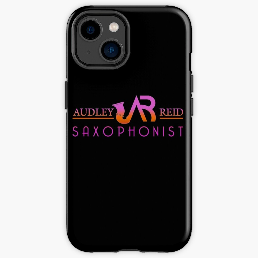 The Audley Reid Saxophonist Logo In Color iPhone Case