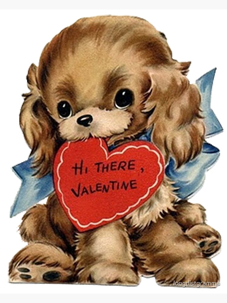 Details about   Vtg Valentine Card 50s Rustcraft Flocked Cute Little Boy Puppy Dog Unused
