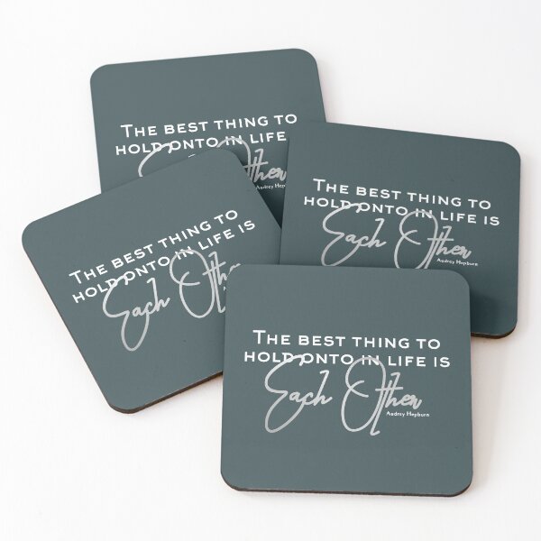 Item preview, The Best Thing to Hold onto in Life is Each Other - Love Quote - Caroline Laursen Original designed and sold by Caroline Laursen.