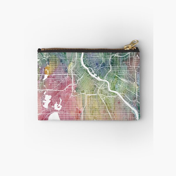 Item preview, Minneapolis Map Watercolor by Zouzounio Art designed and sold by zouzounioart.