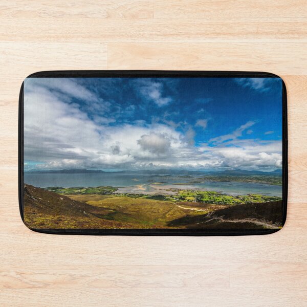 Item preview, View from the top of Croagh Patrick Mountain, nicknamed the Reek in County Mayo after Mweelrea and Nephin, Ireland designed and sold by AlbertMi.