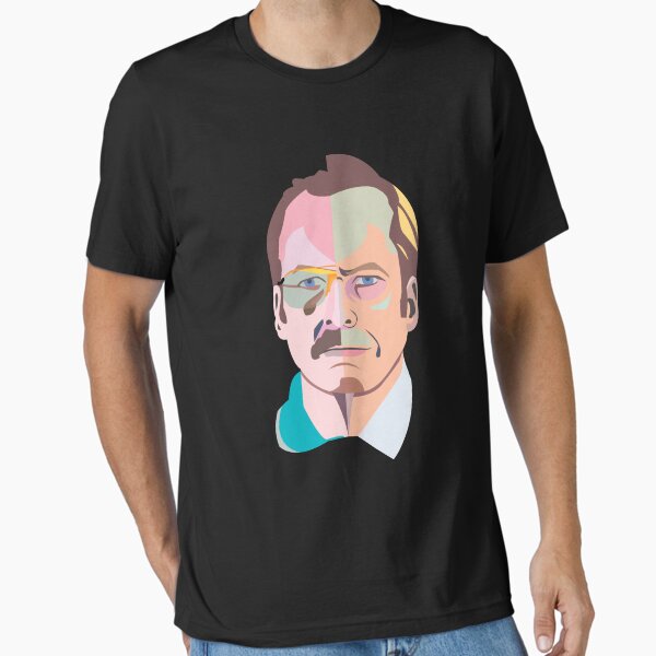 Vista previa del artículo con la obra «Saul Goodman: Un retrato de Better Call Saul», diseñado y vendido por Camphorama.