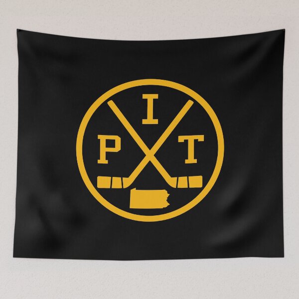 Item preview, Retro Pittsburgh Hockey Emblem Vintage PIT designed and sold by pixeljamz.
