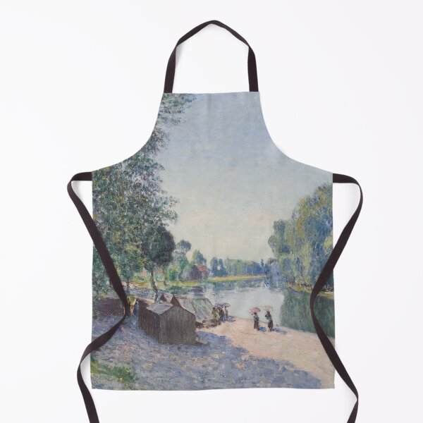 Item preview, Cabanes au bord au Loing AKA Soleil du Matin By Alfred Sisley designed and sold by sunny-007.