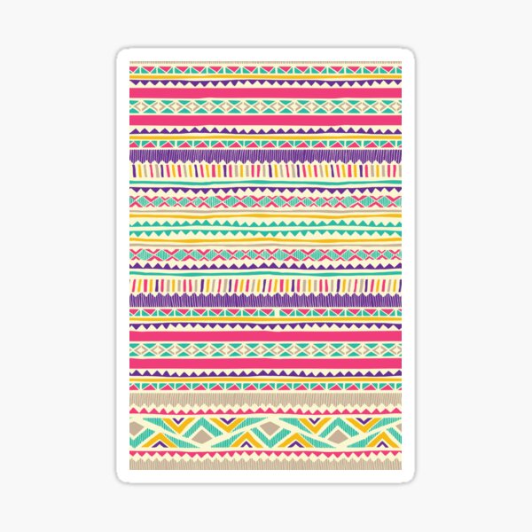 Geo Stipes Sticker
