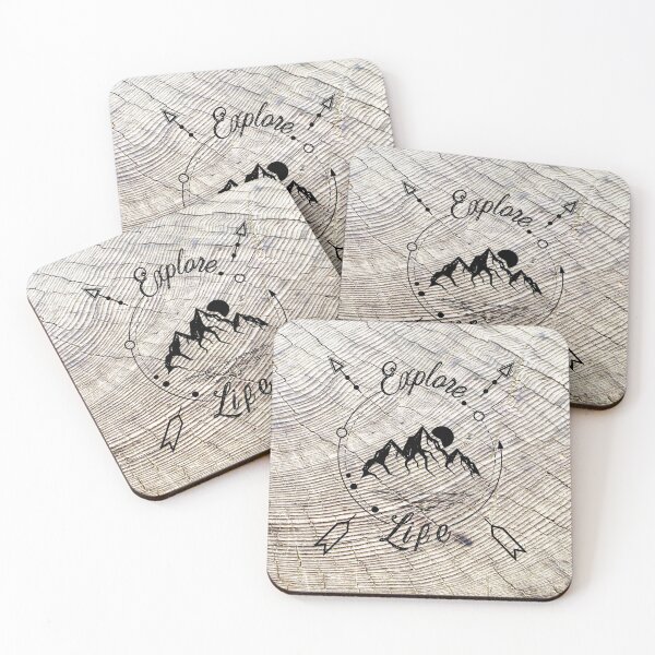 Item preview, Explore Life Outdoors Adventure Camping On Sequoia Art Decor designed and sold by DEEZAYN.