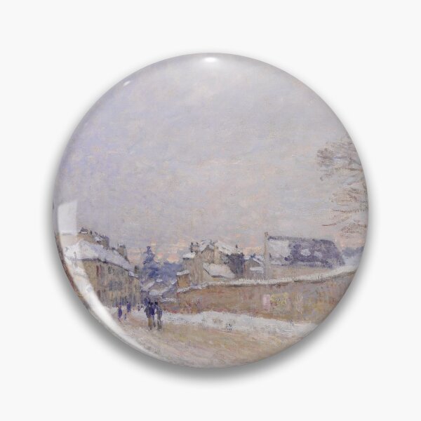Item preview, Rue Eugène Moussoir at Moret: Winter By Alfred Sisley designed and sold by sunny-007.