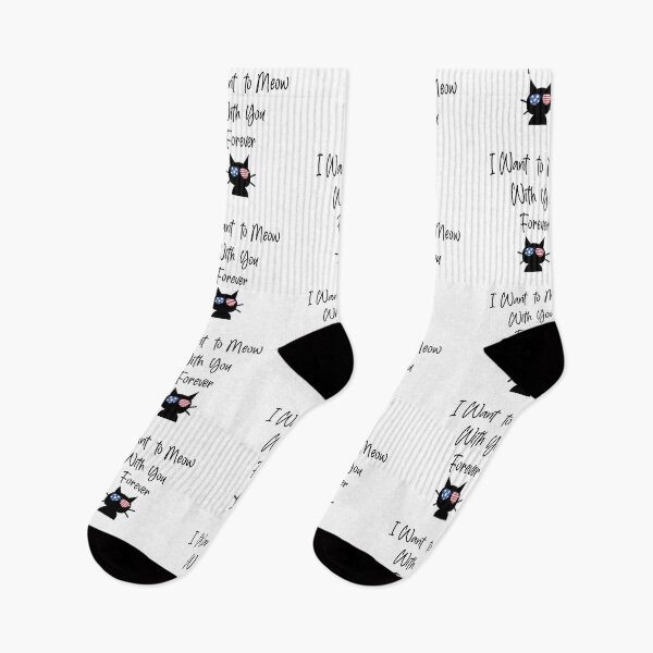 Item preview, I Want to Meow With you Forever America Style 2 Funny cat Quotes designed and sold by Freefay.