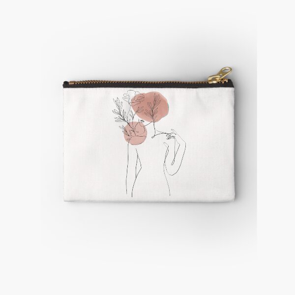 Item preview, woman’s body with flowers pastel  feminine line art  designed and sold by Imaddi.