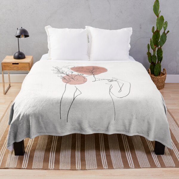Item preview, woman’s body with flowers pastel  feminine line art  designed and sold by Imaddi.