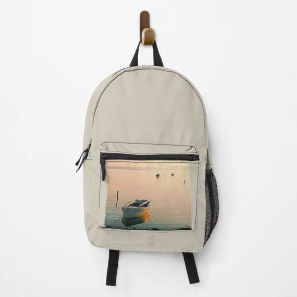 Item preview, Boats In The Sea At Sunset designed and sold by Pretty-Bird.