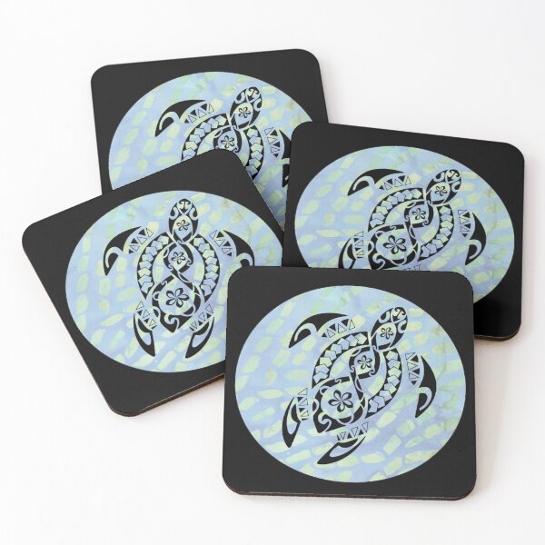 Item preview, Plumeria Turtle, Tatoo Style Black Turtle designed and sold by TheLomiLoveBus.