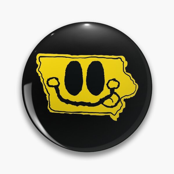 Item preview, Iowa Happy Face with tongue sticking out designed and sold by pelagio.