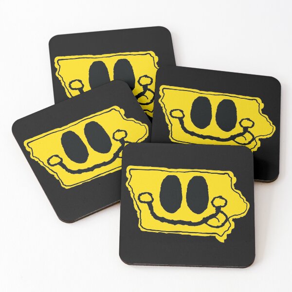 Item preview, Iowa Happy Face with tongue sticking out designed and sold by pelagio.