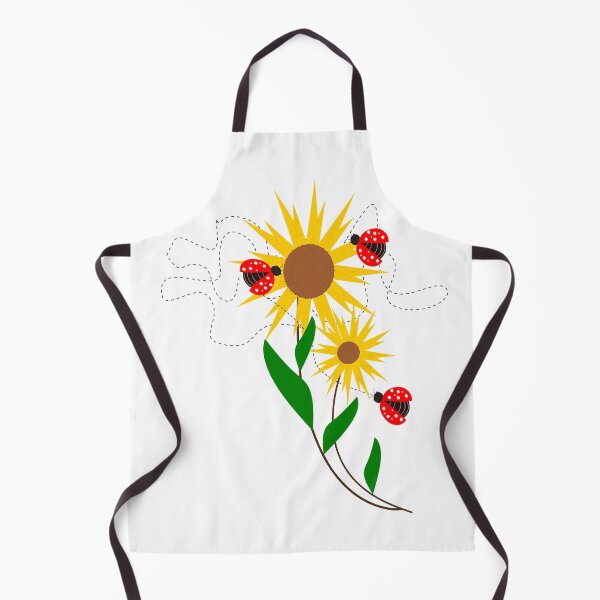 Item preview, ladybugs on flowers designed and sold by ArtesBel.