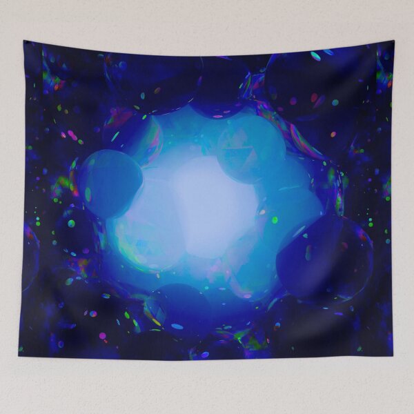 Item preview, Space Bubbles - Blue Essence designed and sold by zazuzanta.