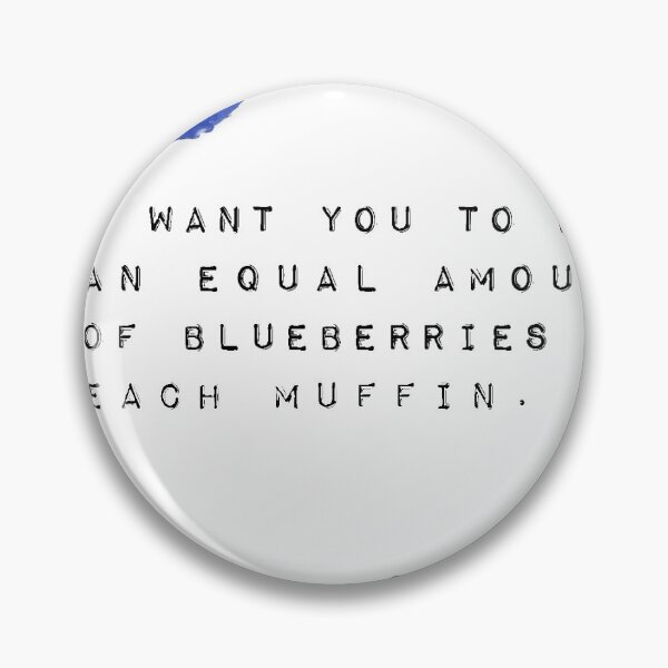 Item preview, De Niro's Blueberry Muffin designed and sold by DeNiroFansOnly.