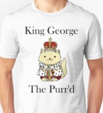 King George the Purr'd Unisex T-Shirt