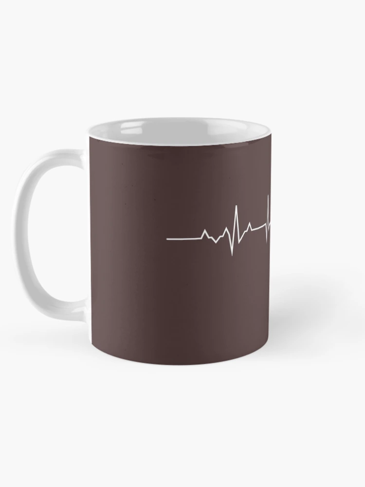 Thumbnail 5 of 6, Coffee Mug, JavaScript Heartbeat - Perfect Gift for Programmers designed and sold by nasa8x.