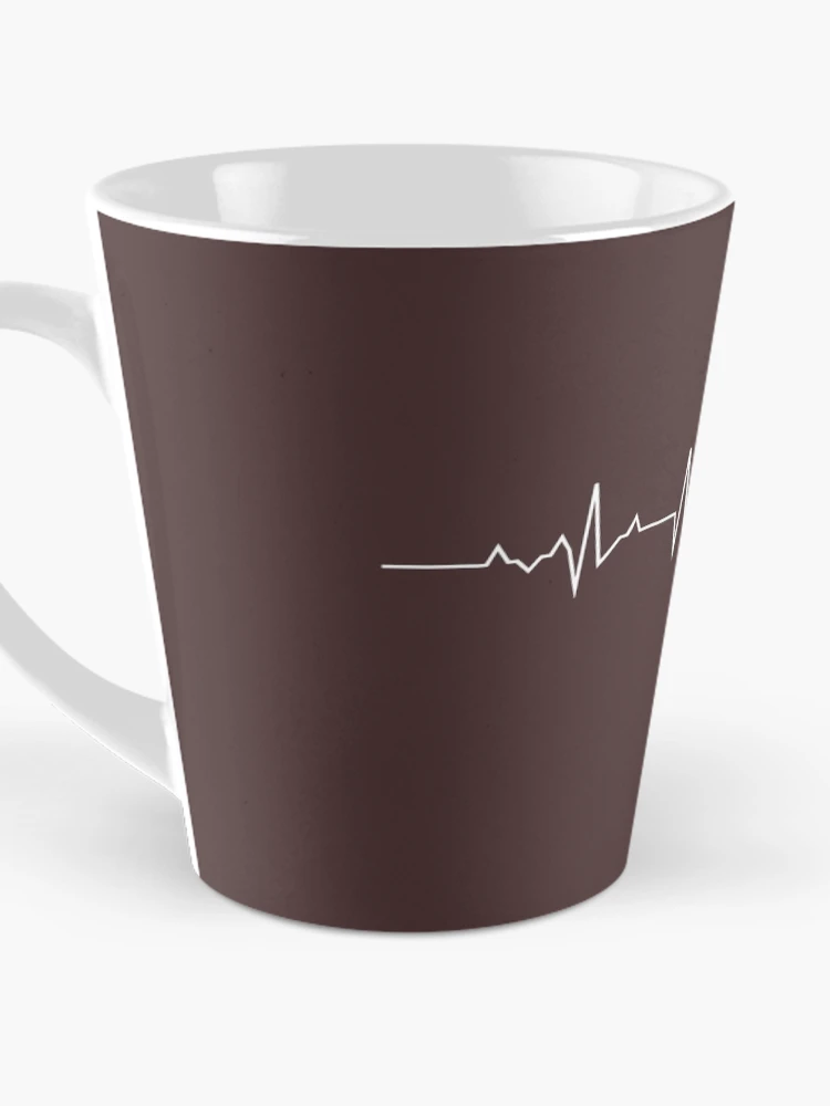 Thumbnail 3 of 4, Coffee Mug, JavaScript Heartbeat - Perfect Gift for Programmers designed and sold by nasa8x.