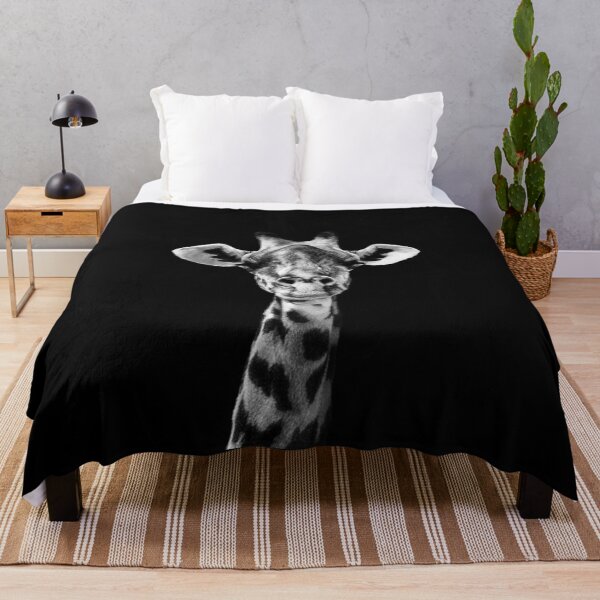 Item preview, Giraffe in Black and White , Portrait Wildlife animal designed and sold by MarketVisionAV.