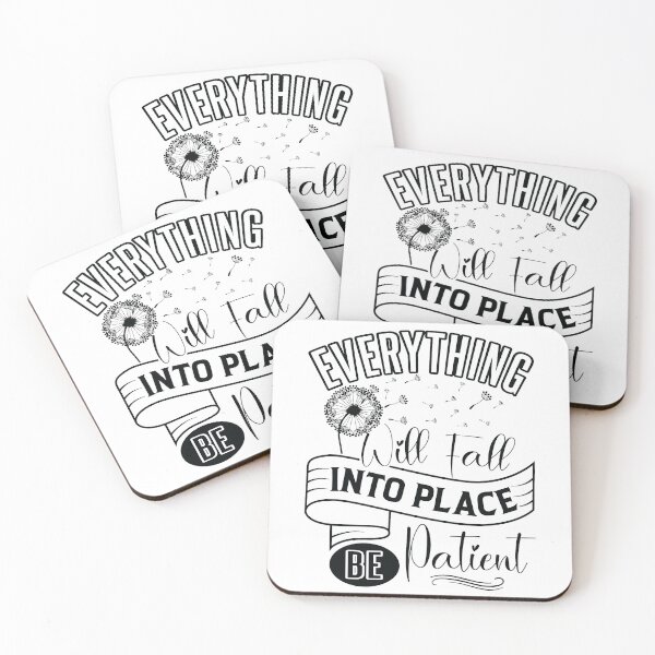 Item preview, Everything will fall into place, be patient. designed and sold by Beefytee.