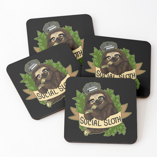 Item preview, Social Sloth designed and sold by Kaijukat.