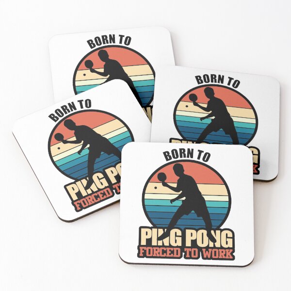 Item preview, Born To Ping Pong Forced To Work | Table Tennis Master designed and sold by GravitiTees.