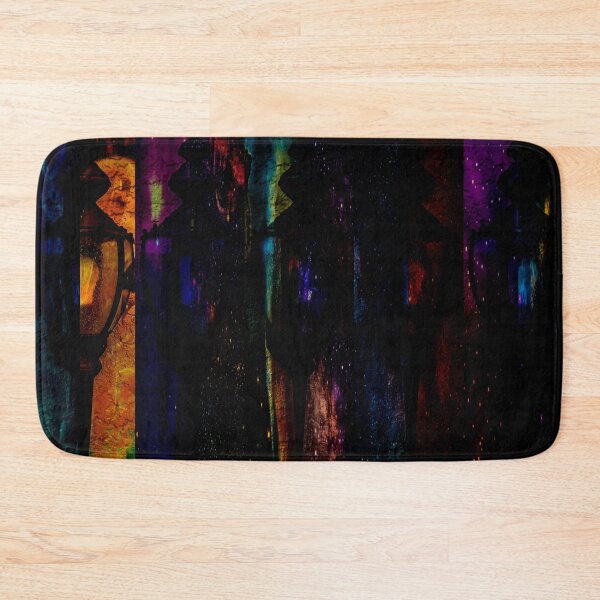 Item preview, Lamp Posts- Black Rainbow designed and sold by Designs By YL.