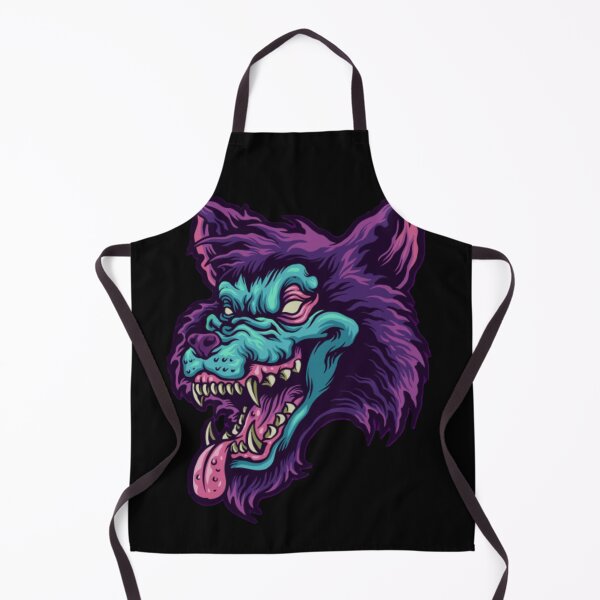 Artikelvorschau, Zombie Wolf Head T-Shirt entworfen und verkauft von WaifuSketch.